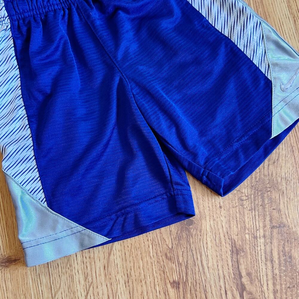 Nike Blue Silver Athletic Shorts - Picture 3 of 7